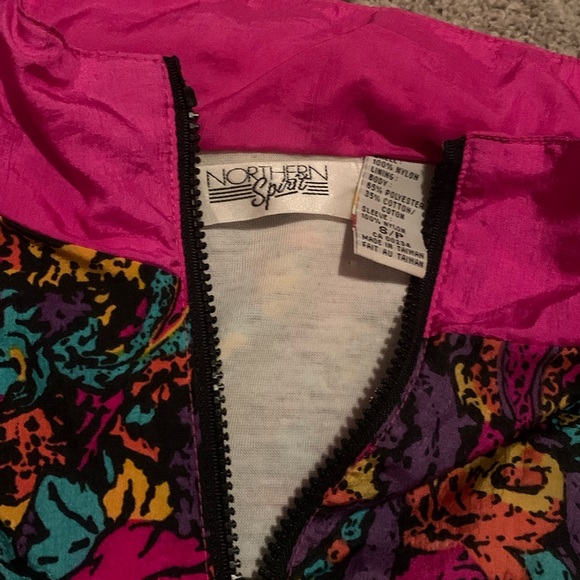 Vintage Northern Spirit Zip Up Windbreaker- size S! - Picture 3 of 4